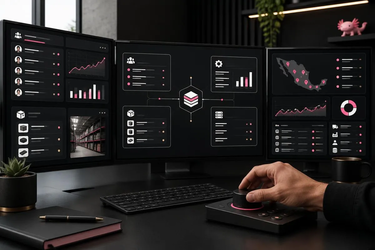 Sistema interno que reúne operación, inventario y datos en un solo espacio