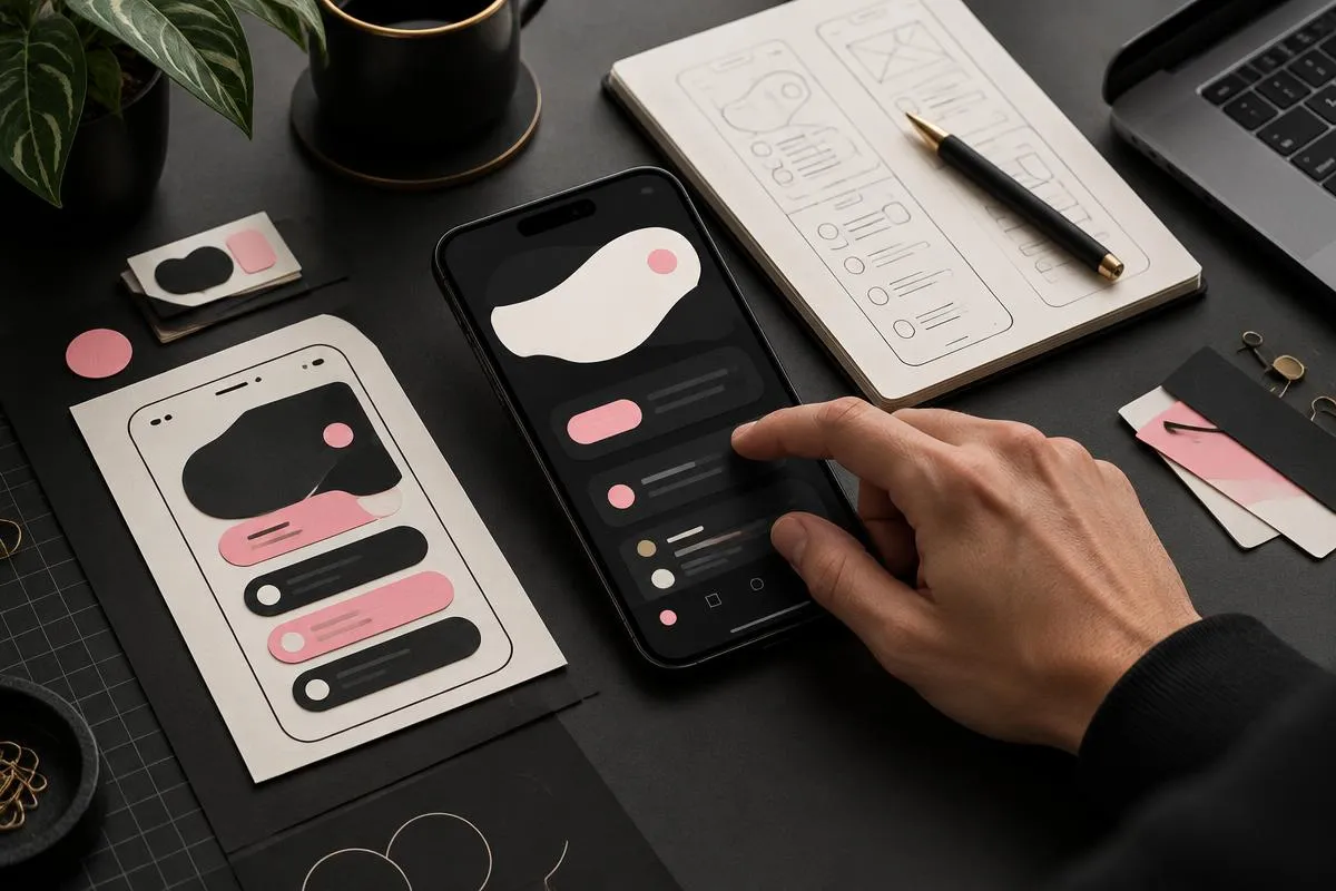 Aplicación móvil en proceso de diseño y desarrollo